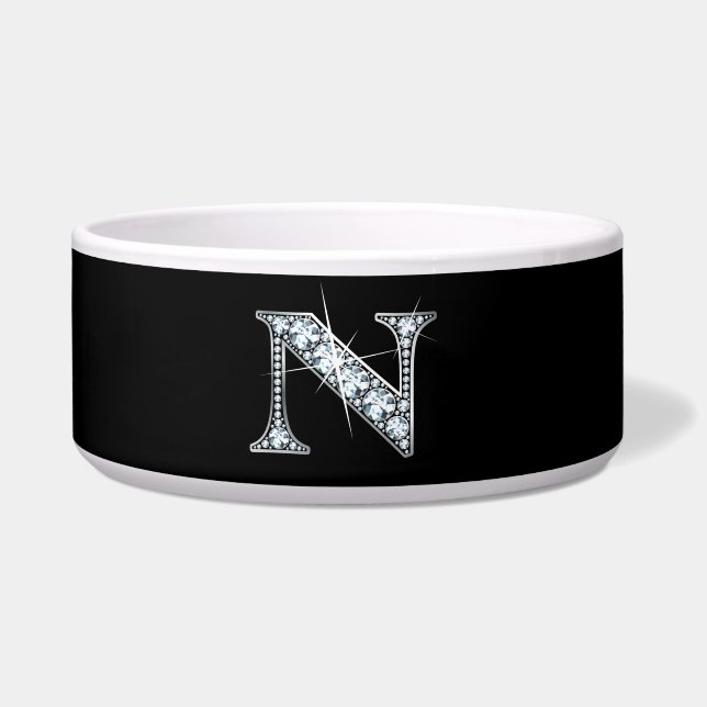 N "Diamond Bling" Pet Bowl Napf (Vorderseite)