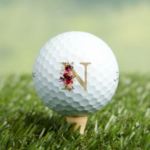 N Floral Golfball