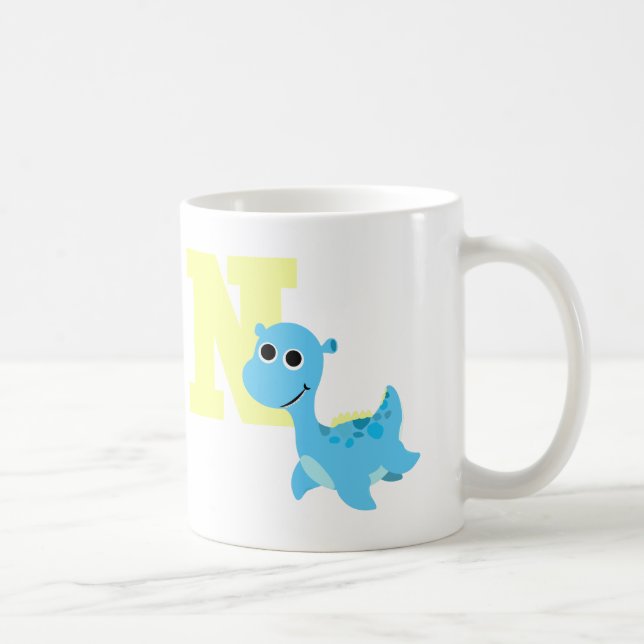 N für Nessie Kaffeetasse (Rechts)