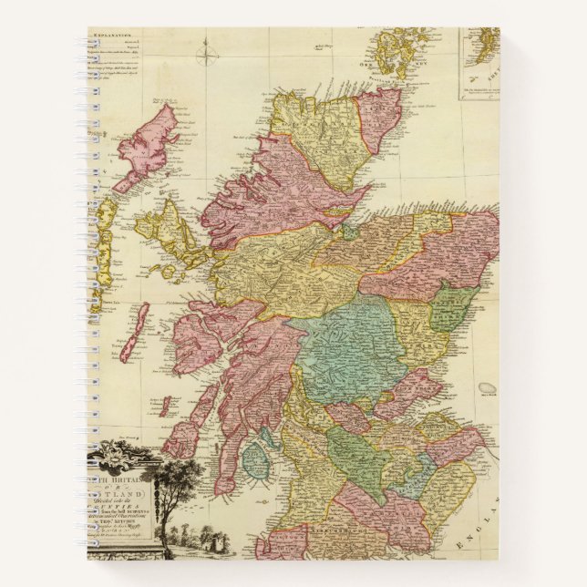 N Großbritannien, Schottland Notizbuch (Vorderseite)