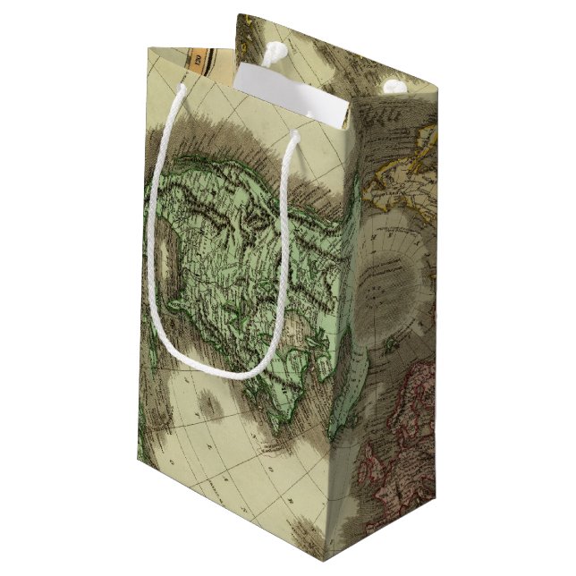 N-Hemisphäre Kleine Geschenktüte (Rückseite Schrägansicht)