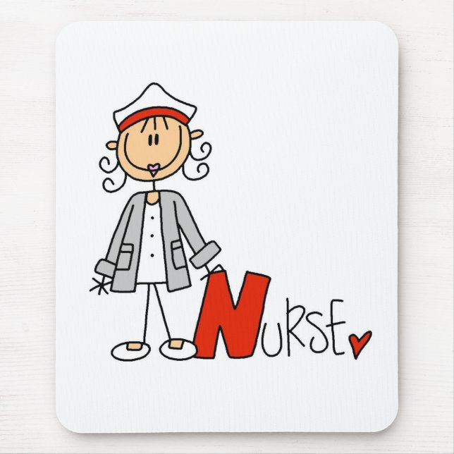 N ist für Krankenschwester Mousepad (Vorne)