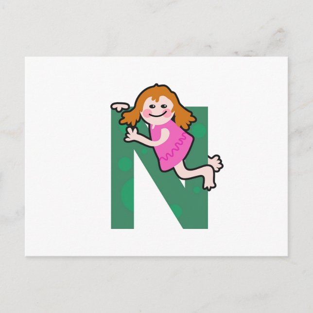 N ist für ..... postkarte (Vorderseite)