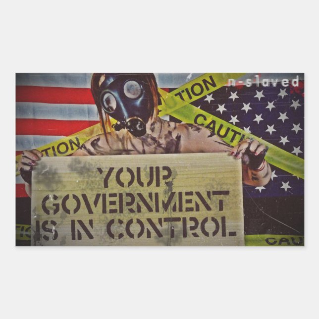 n-Kontrolle Rechteckiger Aufkleber (Vorderseite)