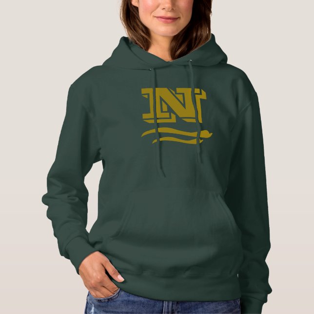 N | Noble Notenserif Monogramm Crewneck Hoodie (Vorderseite)