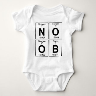 N-O-O-B (noob) - Voll Baby Strampler