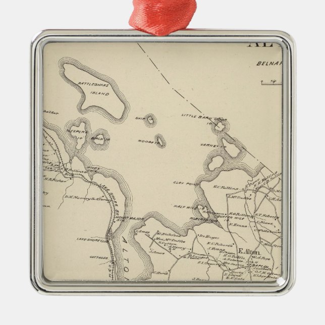 N Pint Alton Silbernes Ornament (Vorne)