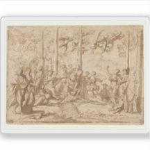 N.Poussin: Apollo und die Musen auf dem Parnassus