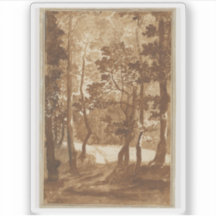 N. Poussin - Ein Weg, der zu einer Waldbeseitigung