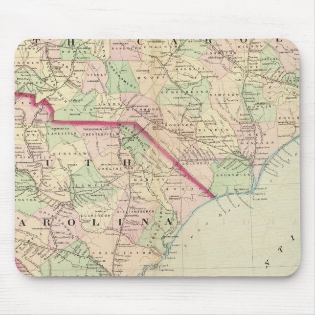 N & S Carolina 2 Mousepad (Vorne)