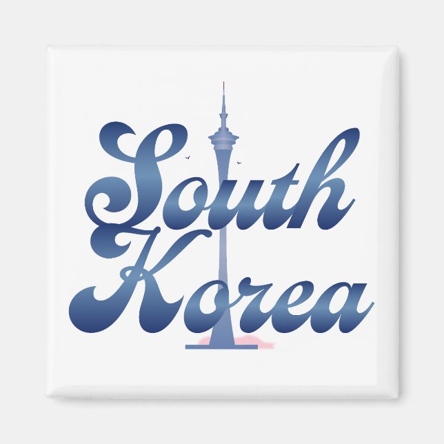 N Seoul Tower Südkorea Magnet (Vorne)