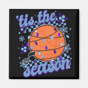 N Utah Jazz Weihnachten verworrene Lichter Magnet