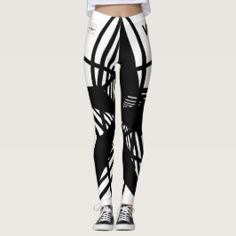 N-VII [WHS/BLK] LEGGINGS