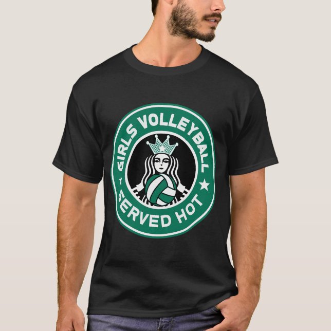 n Volleyball serviert Hot Perfect T-Shirt (Vorderseite)