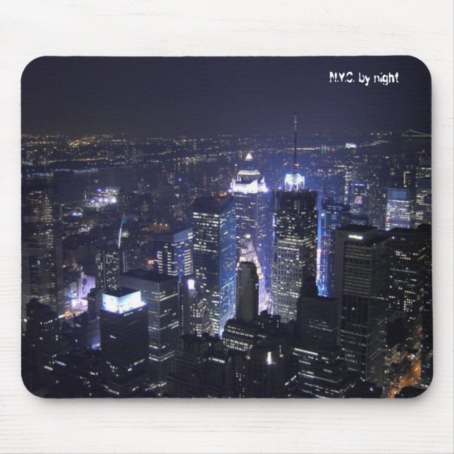 N.Y.C. bis zum Nacht Mousepad (Vorne)