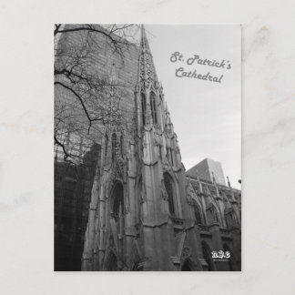 N.Y.E. St. Patrick's Cathedral Postkarte