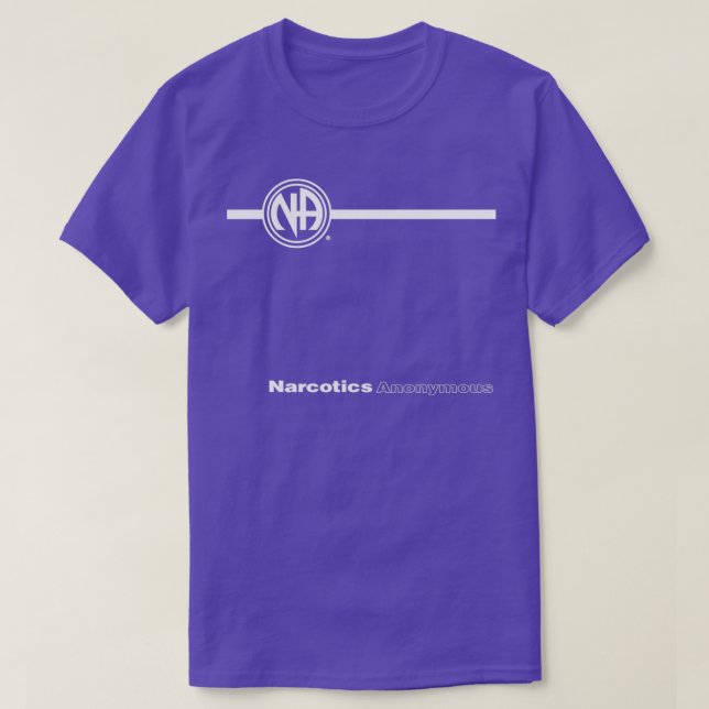 NA Basic Text Book Narcotics Anonymes Geschenk T-Shirt (Design vorne)