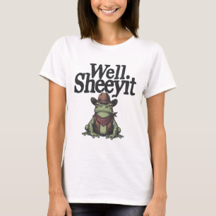 Na ja, Scheiß drauf, Cowboy-Frosch-Weste Tier T-Shirt
