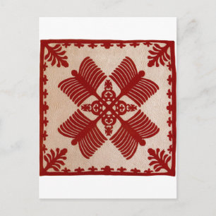 Na Kalaunu Me Na Kāhili, quilt Postkarte