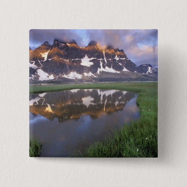 NA, Kanada, Alberta, Tonoquin Valley. Jasper Button (Vorderseite)