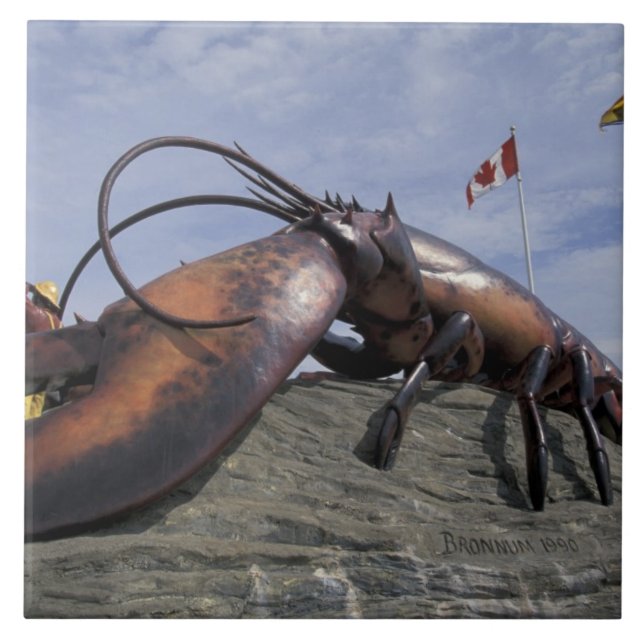 NA, Kanada, New Brunswick, Shediak, World's Fliese (Vorderseite)