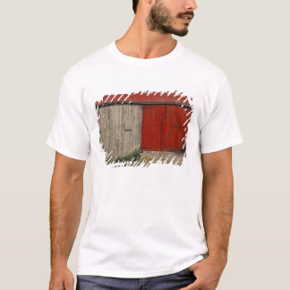 Na, Kanada, New-Brunswick, Shepody. Rote Scheune T-Shirt