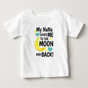Na Lieben Ich zum Mond und zurück Baby T-shirt