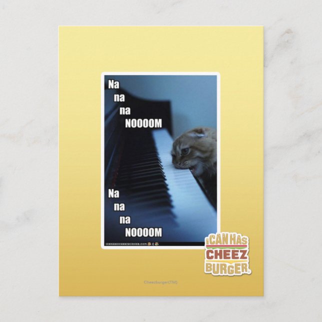Na na na noooom postkarte (Vorderseite)