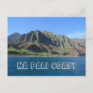 na pali coast hawaii postkarte