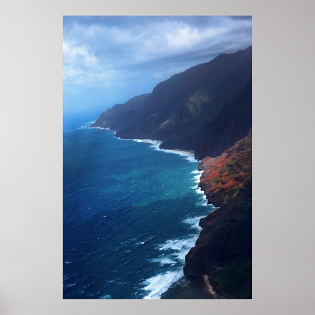 na pali coast kauai poster (Vorne)