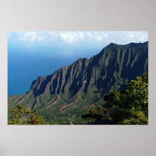 Na Pali Coast on Kauai Poster