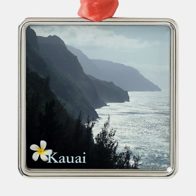Na Pali Coast Ornament Aus Metall (Vorne)