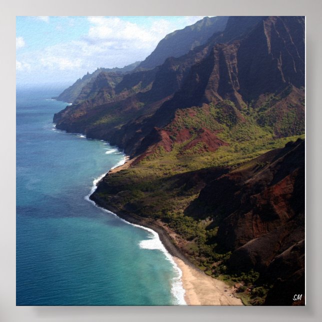 Na Pali Coast Poster (Vorne)