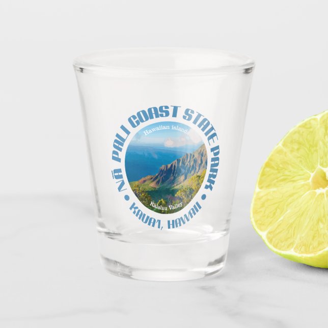 Na Pali Coast SP Schnapsglas (Vorderseite)
