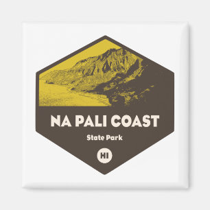 Nā Pali Coast Staat Park Hawaii Magnet