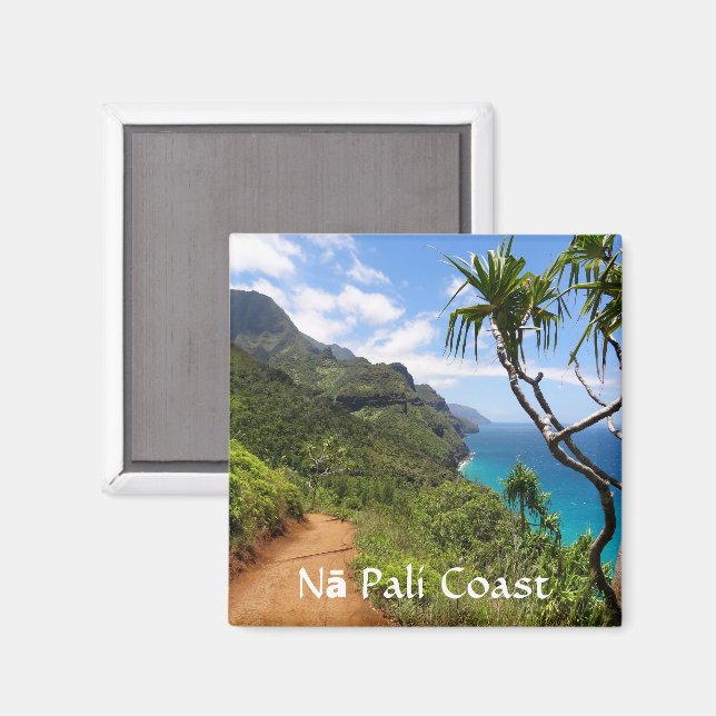 Nā Pali Coast Staat Park, Kauai Magnet (Vorderseite/Rückseite)