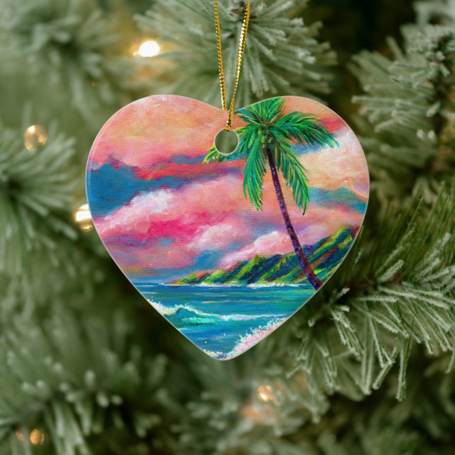 Na Pali Coast Weihnachten Keramik Ornament (Baum)