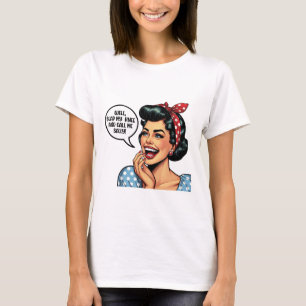 Na, Schlag Mir aufs Knie – Sarkastisches Mädchen T-Shirt