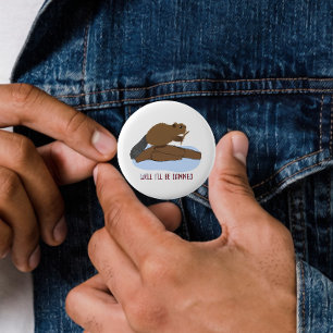 Na, So Was! Design   Sassy Beaver-Wortspiel Button