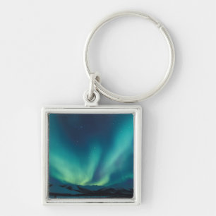 NA, USA, Alaska, Brooks Range, Vorhänge von Grün Schlüsselanhänger