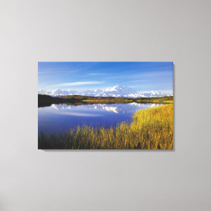 NA, USA, Alaska, Denali NP Mt. McKinley in Leinwanddruck