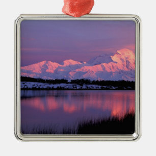 NA, USA, Alaska, Denali NP, Mt. McKinley, Ornament Aus Metall