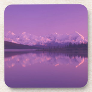 NA, USA, Alaska, Denali NP, Wonder Lake, Abend Untersetzer