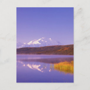 NA, USA, Alaska, Denali NP, Wonder Lake, Mt. Postkarte