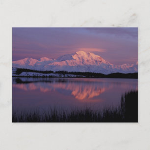 NA, USA, Alaska. Nationalpark Denali. Mt Postkarte
