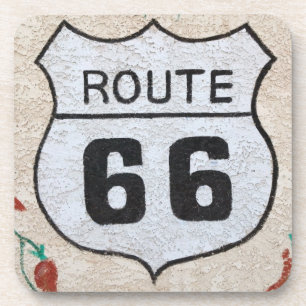 NA, USA, Arizona, Holbrook Route 66 Straßenschild Untersetzer