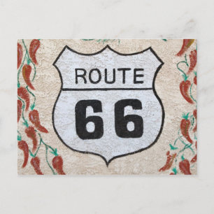 NA, USA, Arizona, Holbrook Route 66 street sign Postkarte