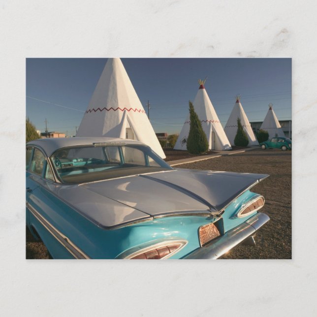 NA, USA, Arizona, Holbrook Route 66, Wigwam 2 Postkarte (Vorderseite)