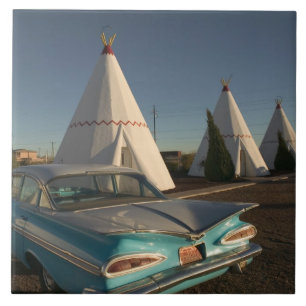 NA, USA, Arizona, Holbrook Route 66, Wigwam Fliese