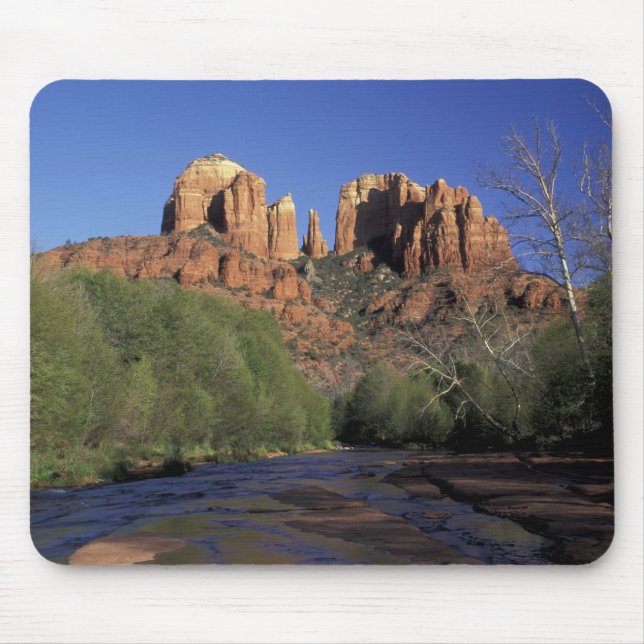 NA, USA, Arizona, Sedona. Domstein und Eiche Mousepad (Vorne)